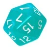 REBEL RPG Dice Set - Moonstones - Turquoise