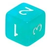 REBEL RPG Dice Set - Moonstones - Turquoise