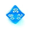 REBEL RPG kauliukų rinkinys - Crystal - Mėlyna