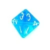 REBEL RPG kauliukų rinkinys - Crystal - Mėlyna