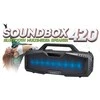 Rebeltec mėlynos spalvos bluetooth garsiakalbis SoundBOX 420 juodas