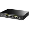 Šakotuvas Cudy GS1010PE tinklo jungiklis Gigabit Ethernet (10/100/1000) Power over Ethernet (PoE) Juodas
