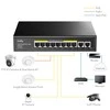 Šakotuvas Cudy GS1010PE tinklo jungiklis Gigabit Ethernet (10/100/1000) Power over Ethernet (PoE) Juodas