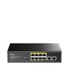 Šakotuvas Komutatorius - Cudy FS1010PG 8 Prievadų PoE Greitasis Ethernet Juodas