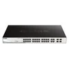 Šakotuvas D-LINK 28-Port Layer2 PoE Gigabit Smart Managed Switch dlink žalias 3.0 24x 10/100/1000Mbit/s TP RJ-45 PoE prievadas 802.3at