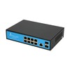 Šakotuvas Valdomas PoE jungiklis Extralink Victor, 8x Gigabit PoE/PoE+, 2x SFP, 150W