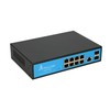 Šakotuvas Valdomas PoE jungiklis Extralink Victor, 8x Gigabit PoE/PoE+, 2x SFP, 150W