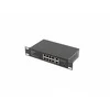 Šakotuvas LANBERG jungiklis PoE 19 colių 10 prievadų 100MB 8 jungtys PoE 30W/prievadas max 120w RSFE-8P-2GE nevaldomas