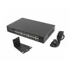 Šakotuvas LANBERG jungiklis PoE+ 19 colių 24x 1GB POE+ 2x GB 2x SFP 360W RSGE-24P-2GE-2S-360 nevaldomas