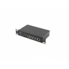 Šakotuvas LANBERG jungiklis PoE 19 colių 6 prievadų 100MB 4 jungtys PoE 30W/prievadas max 60W DSP3-0105-60W nevaldomas