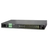 Šakotuvas PLANET MGSW-24160F tinklo jungiklis Valdomas L2+ Gigabit Ethernet (10/100/1000) Maitinimas per Ethernet (PoE) 1U Mėlyna