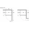 Bosch Serie 4 KGN49OCAF laisvai pastatomas šaldytuvas, 311 l, antracito spalvos