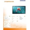 Monitorius Skaitmeninė reklama - Samsung QBR-T QB13R-TM 13" FHD Jutiklinis ekranas Juodas