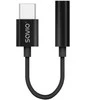 Adapteris USB Savio AK-74 USB-C - Jack 3.5mm Juodas (SAVAK-74)