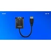 Savio HDMI į VGA adapteris su garsu AK-76, maksimali raiška iki 1080p, be išorinio maitinimo, su pridedamu 3 mm audio kabeliu