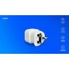 Savio Adapteris kelioninis, gniazdo EU - wtyk UK AP-04
