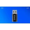 Savio Adapteris USB-C 3.1 (F) – USB-A 3.1 (M) AK-81