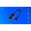 Savio Adapteris USB-C (M) – HDMI (F), 4K, 30Hz, plastikas, AK-79