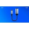 Savio Adapteris USB-C (M) - HDMI (F), 4K, 60Hz, aliuminio, AK-78