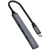 USB adapteriai – Savio AK-71 3 x USB-A 2.0, 1 x USB-A 3.0, 4 viename, 5 Gbps