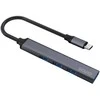 USB adapteris – Savio AK-71 3 x USB-A 2.0, 1 x USB-A 3.0, 4-in-1, 5 Gbps