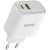 Savio Įkroviklis jungiama į tinklą LA-10 30W Quick Charge Power Delivery 3.0 Balta + Kabelis