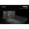 Mechaninė klaviatūra - Savio Phenix Gateron Raudona Pro