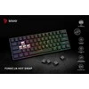SAVIO BLACKOUT X2 Mechaninė klaviatūra OUTEMU Raudona, Hot Swap
