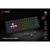SAVIO BLACKOUT X2 mechaninė klaviatūra OUTEMU Peach tyli, karšto keitimo