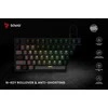 Klaviatūra - Savio Tempest X2 RGB Outemu Raudona