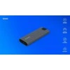 Savio M.2 SSD NVMe išorinio disko korpusas, USB-C 3.1, AK-67, pilkas