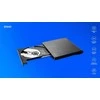 Išorinis CD/DVD Rašytuvas - Savio AK-59 Slim R/RW - USB-C/USB-A, Juodas