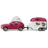 SCHLEICH HORSE CLUB Nuotykis keliaujant automobiliu su priekaba arkliams