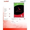 SEAGATE NAS HDD 6TB IronWolf 5400rpm 6Gb/s SATA 256MB talpykla 3,5 colio