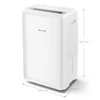 Sharp Aštrus | Sausintuvas | UD-P16E-W | Galia 270 W | Tinka kambariams iki 38 m² | Vanduo bako talpa 3,8 L | Baltas