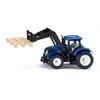 Siku Traktorius su šakėmis ir New Holland padėklais