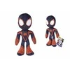 Mattel Marvel talismanas Spiderman Miles Morales pliušinis žaislas 25 cm su švytinčiomis tamsoje akimis
