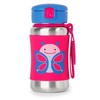 SKIP HOP gertuvė su šiaudeliu 12m+ 350ml Zoo Butterfly 252517