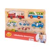 SMILY PLAY SPW83612 Medinės dėlionės transporto priemonės