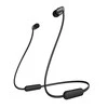 Belaidės į ausį įdedamos ausinės Sony WI-C310B su mikrofonu, Juodos