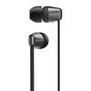 Belaidės į ausį įdedamos ausinės Sony WI-C310B su mikrofonu, Juodos