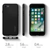 Dėklas Spigen LIQUID AIR Apple iPhone 7 / 8 / SE 2020 / 2022 Juodas