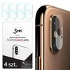 HYBRID GLASS 3MK FLEXIBLE GLASS LENS IPHONE XS MAX FOR CAMERA 4 PCS.