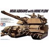 Tamiya JAV M1A1 Abrams su minų verstuvu 1/35 plastikinis modelis