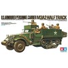 Tamiya M3A2 Halftrack šarvuotis su 9 JAV kariais, modelis 1/35 35070