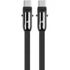 TB 2in1 USB C laidas, raištelis, 1m, juodas