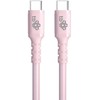 TB Touch TB Kabelis USB C - USB C 60W żelowy 1m rožinė