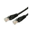 TB Kabelis Varinis pataiso laidas kat.6 RJ45 UTP 1m. juoda - pakuotė 10 vnt