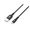 TB USB-USB C laidas 2m silikoninis juodas greitas įkrovimas