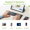 TECHLY USB Bluetooth Foldable Klaviatūra for Planšetė and Išmanusis telefonas